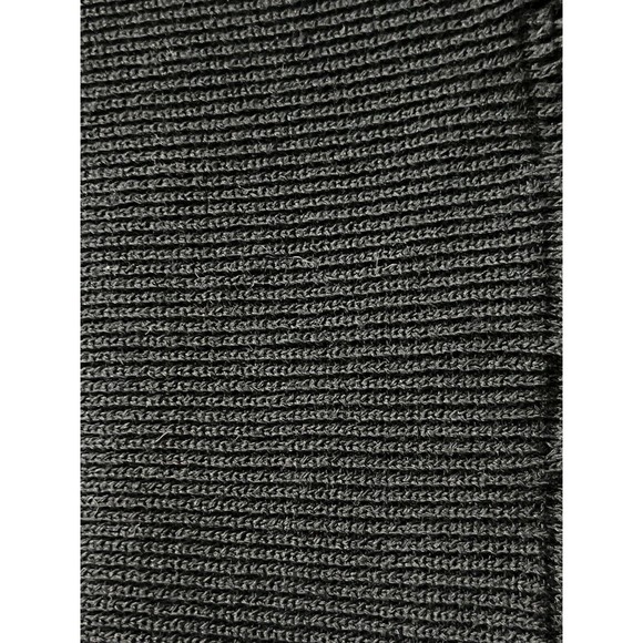 Zara Womens Black Long Sleeve Open Knit Sheer Pullover High Neck Cropped M Boho - Picture 7 of 8